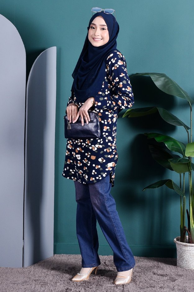 Blouse Jewel - Deep Blue