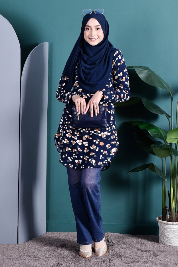 Blouse Jewel - Deep Blue