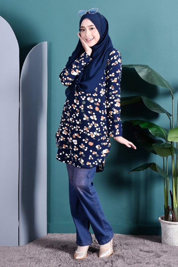 Blouse Jewel - Deep Blue