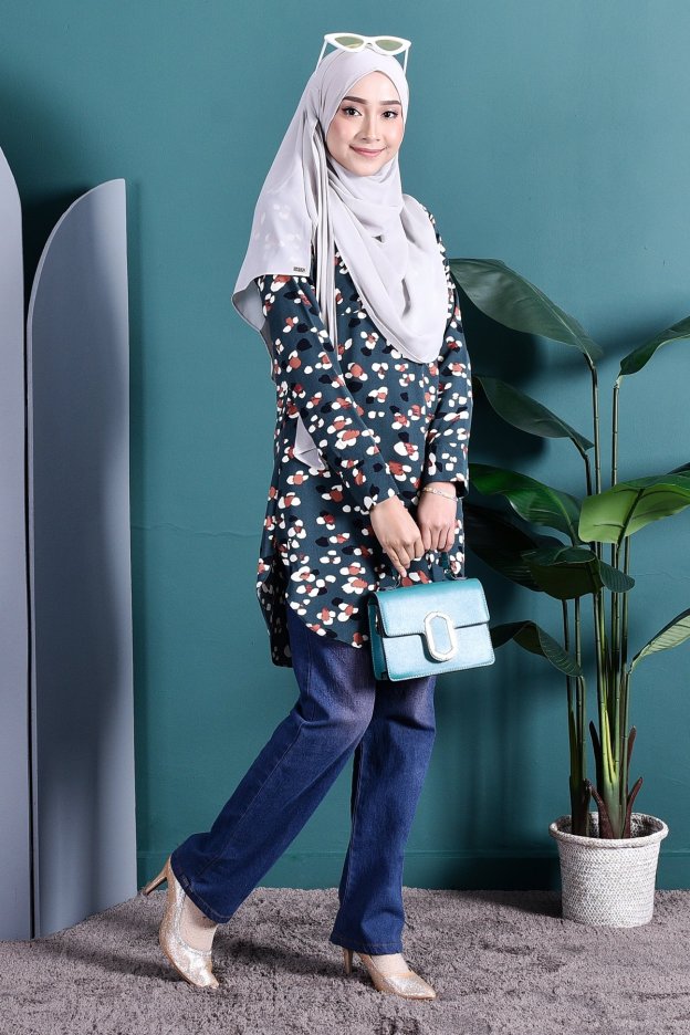 Blouse Jewel - Gem Green