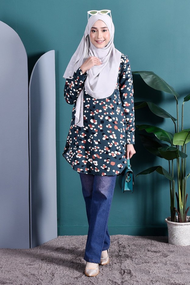 Blouse Jewel - Gem Green