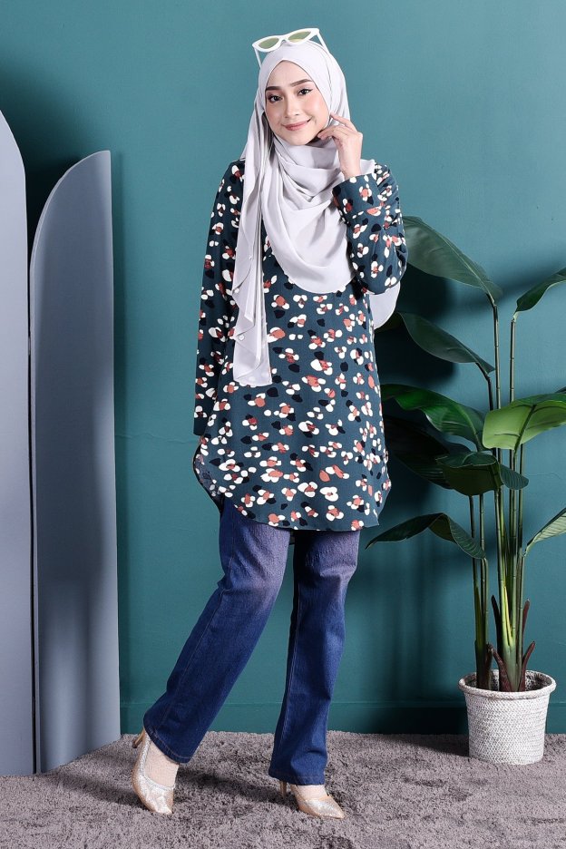 Blouse Jewel - Gem Green
