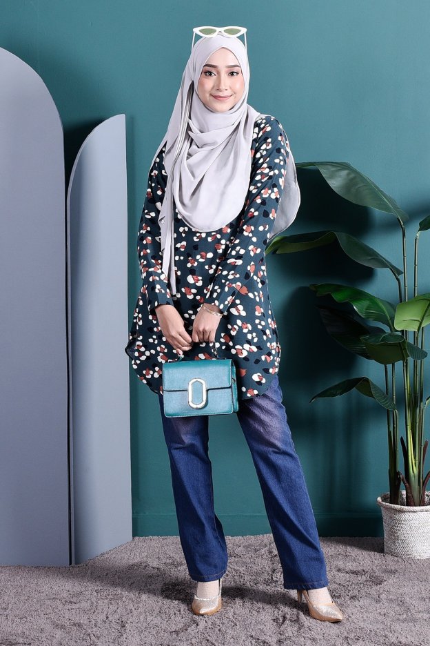Blouse Jewel - Gem Green