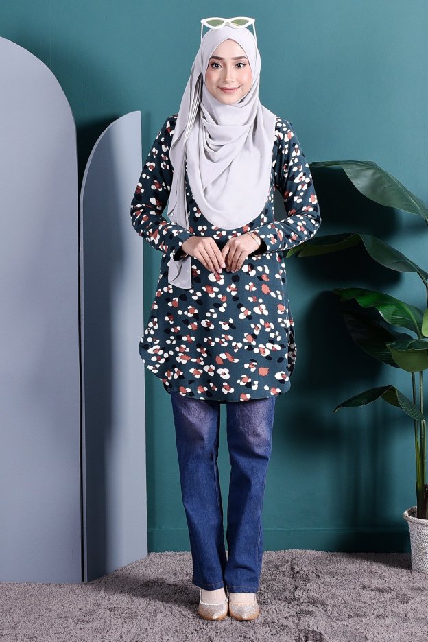 Blouse Jewel - Gem Green