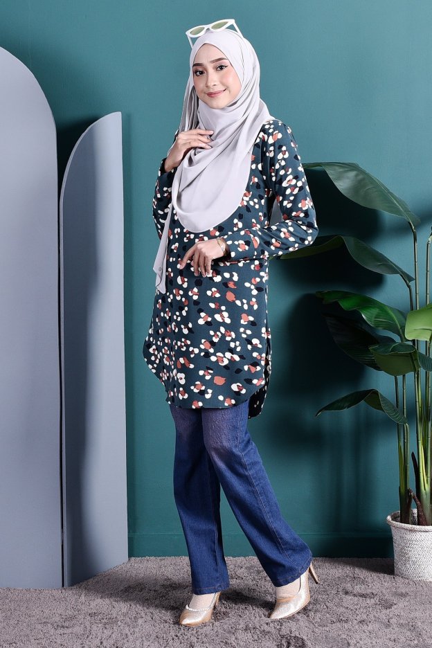 Blouse Jewel - Gem Green