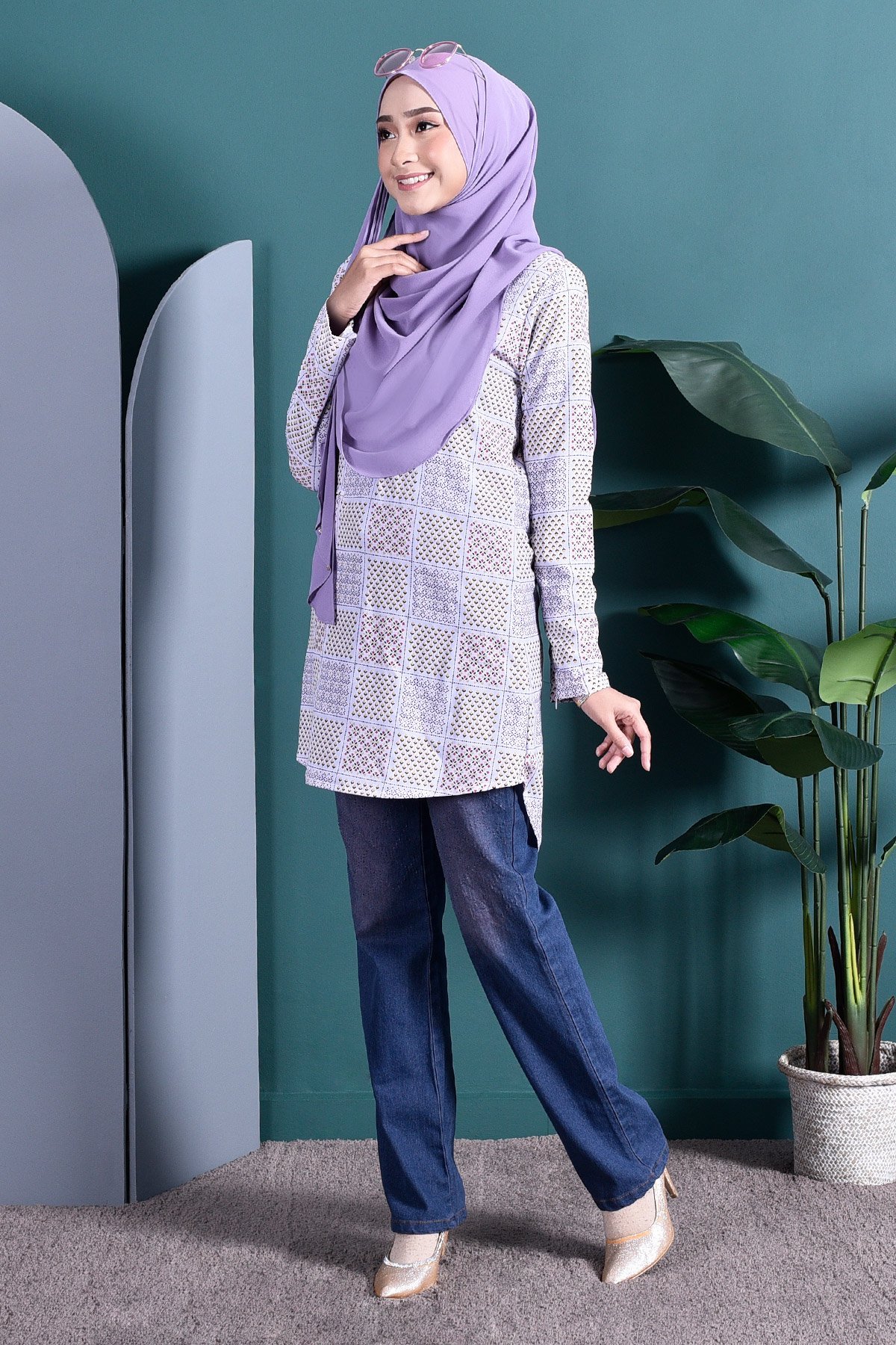 Blouse Joan - Lavender Purple