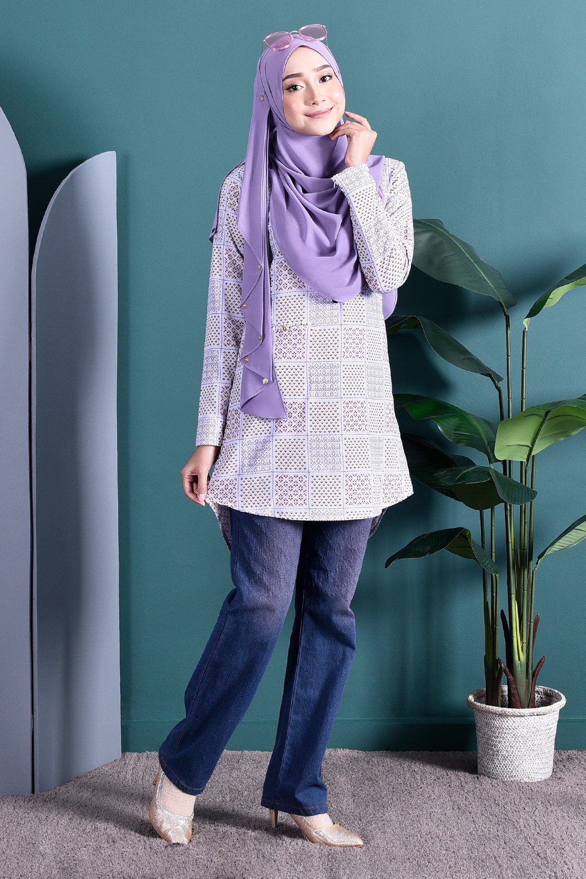 Blouse Joan - Lavender Purple