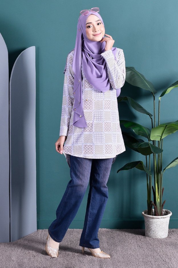 Blouse Joan - Lavender Purple