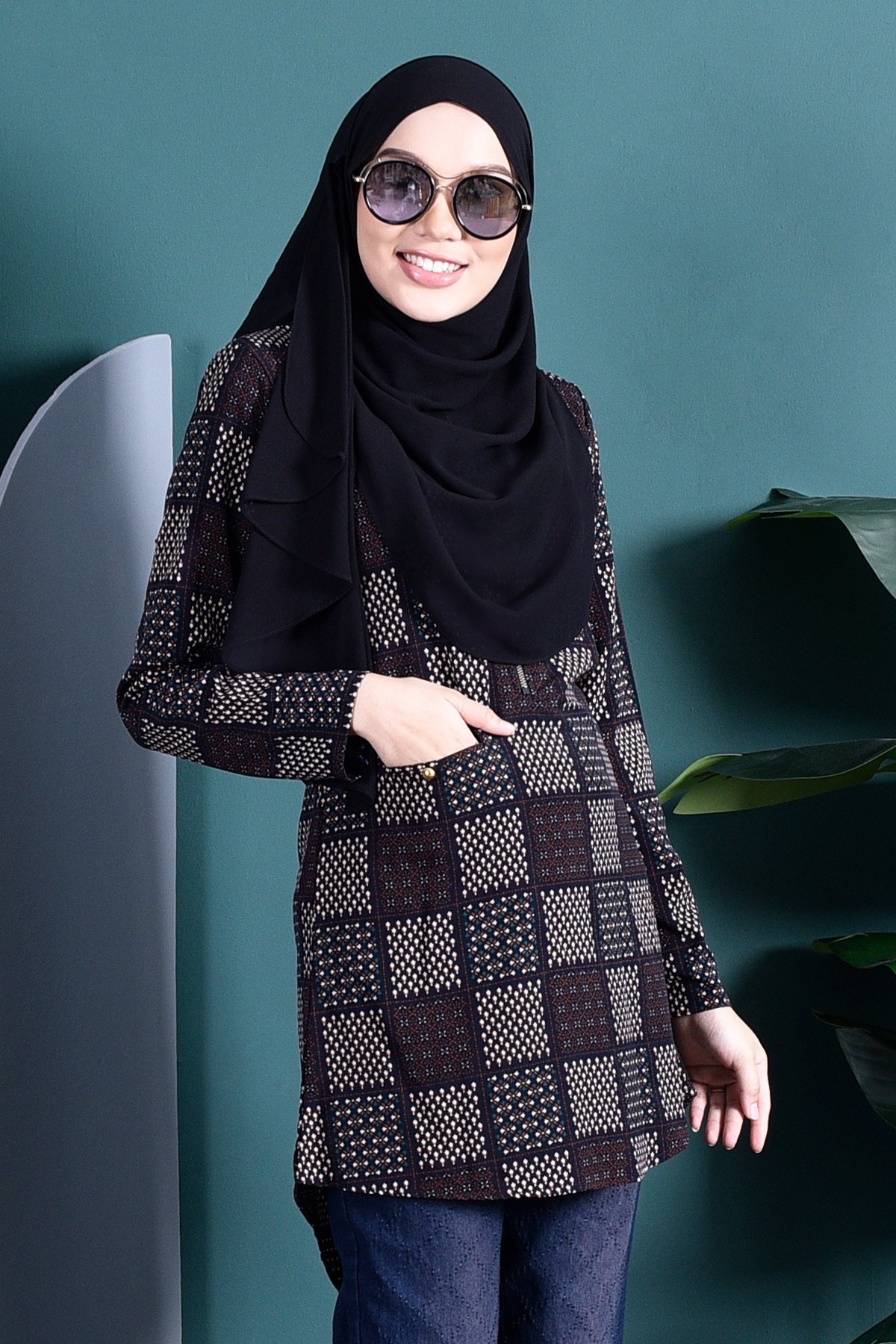 Blouse Joan - Matte Black