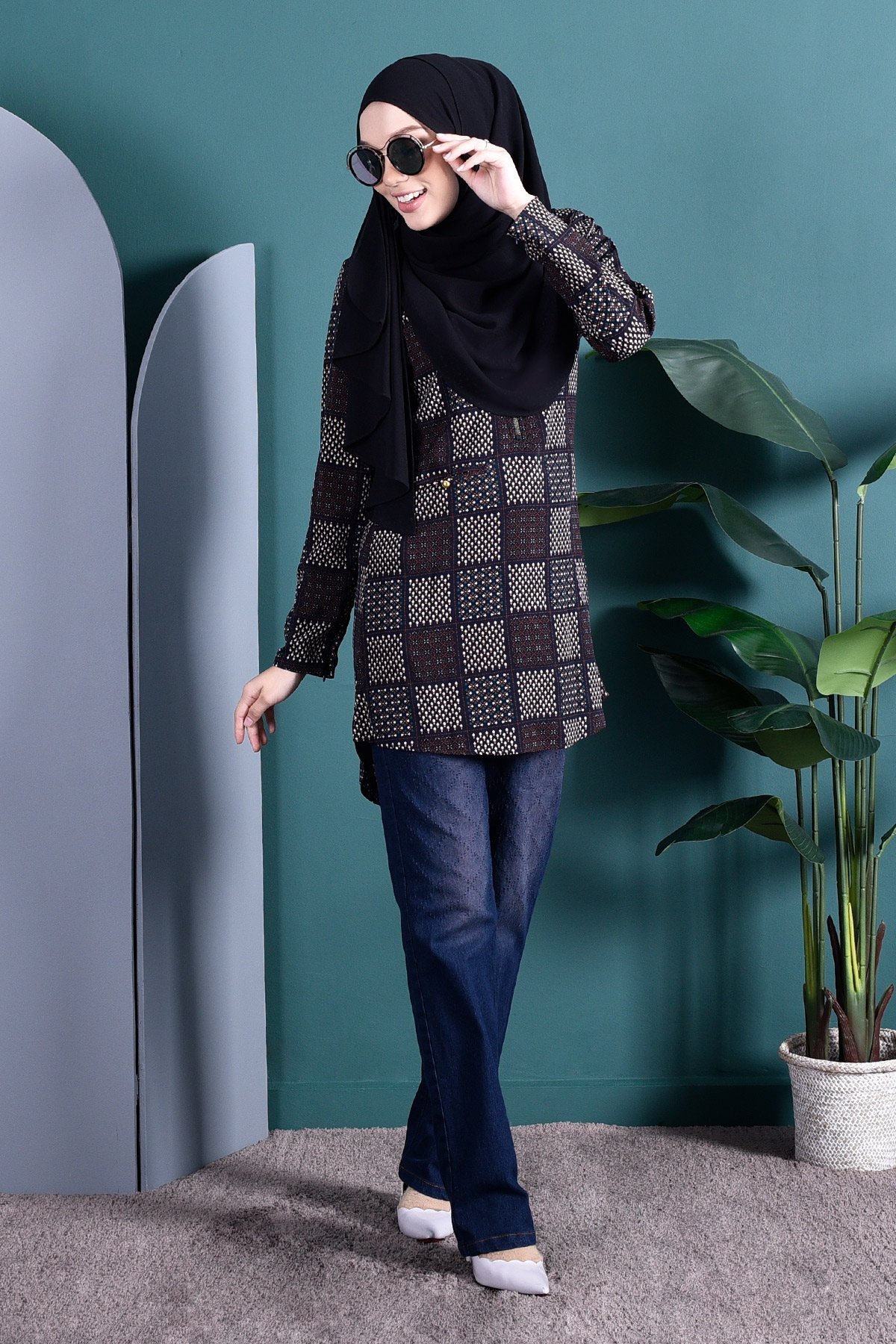 Blouse Joan - Matte Black