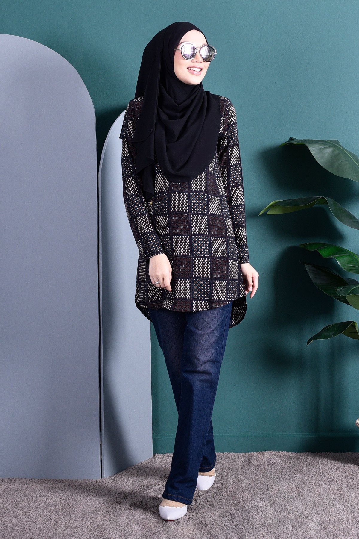 Blouse Joan - Matte Black