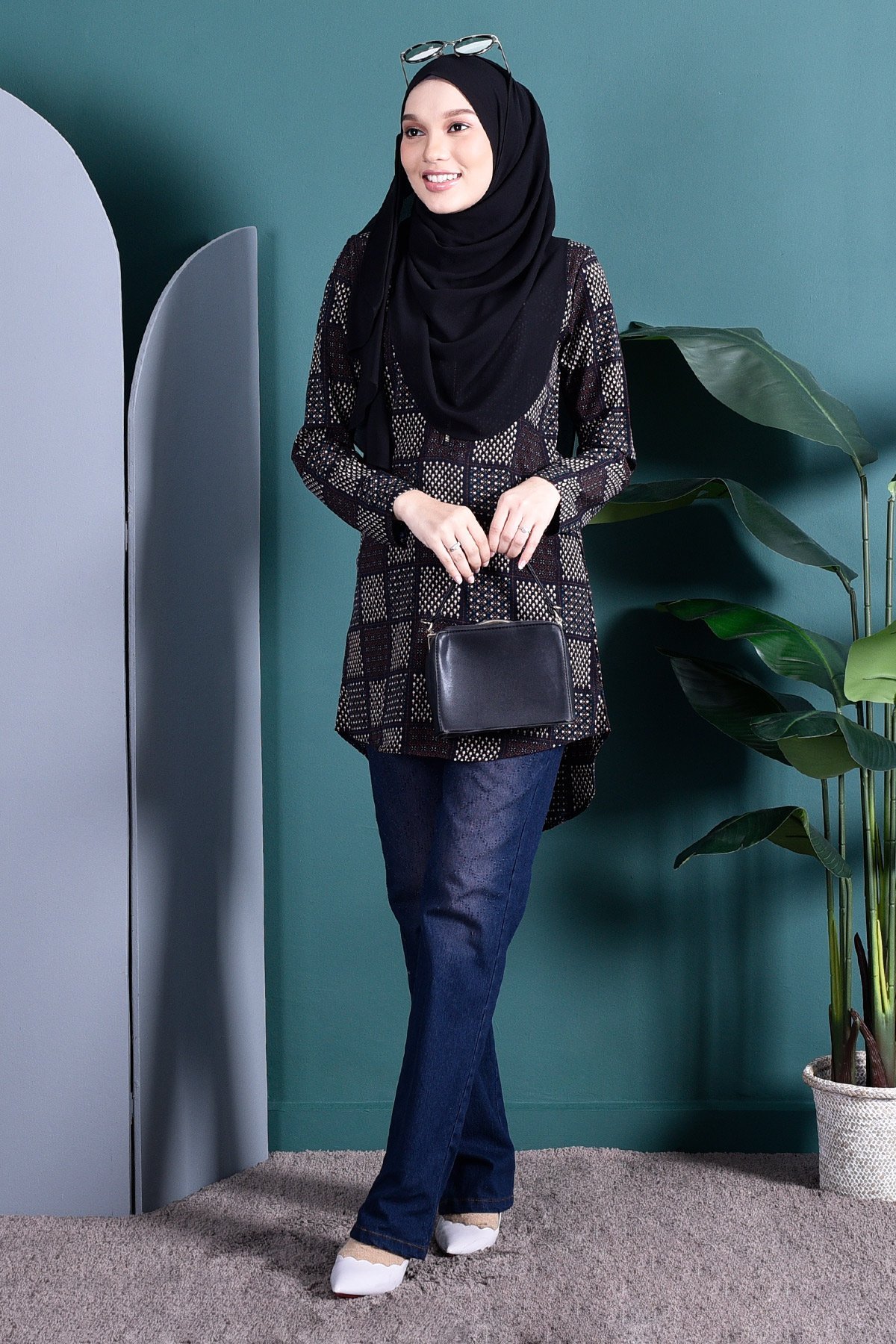 Blouse Joan - Matte Black