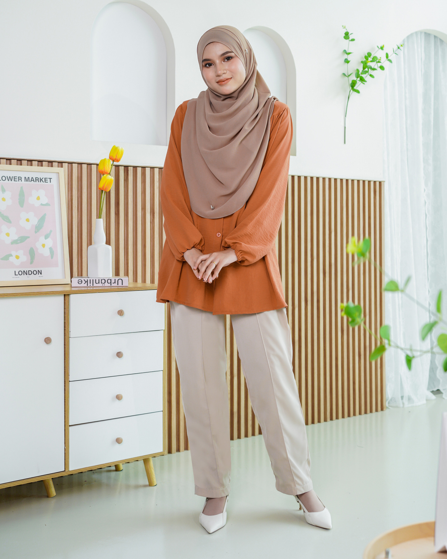 Blouse Leria Laluna X MCC - Chic Squash