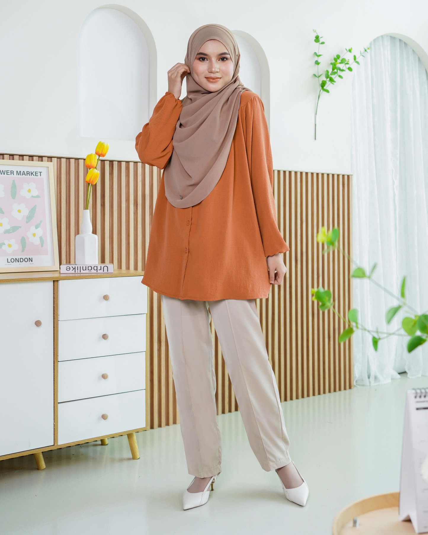 Blouse Leria Laluna X MCC - Chic Squash