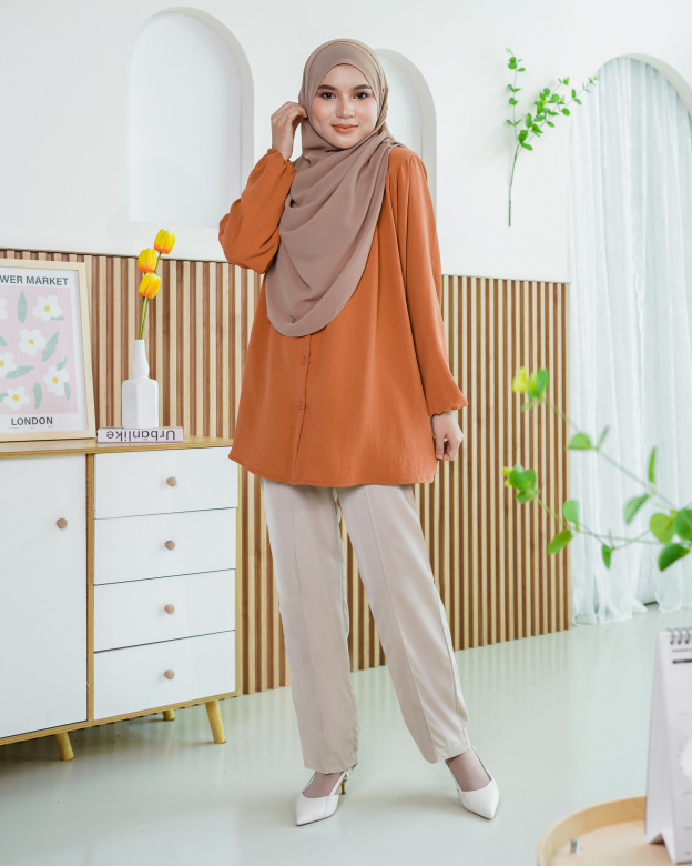 Blouse Leria Laluna X MCC - Chic Squash