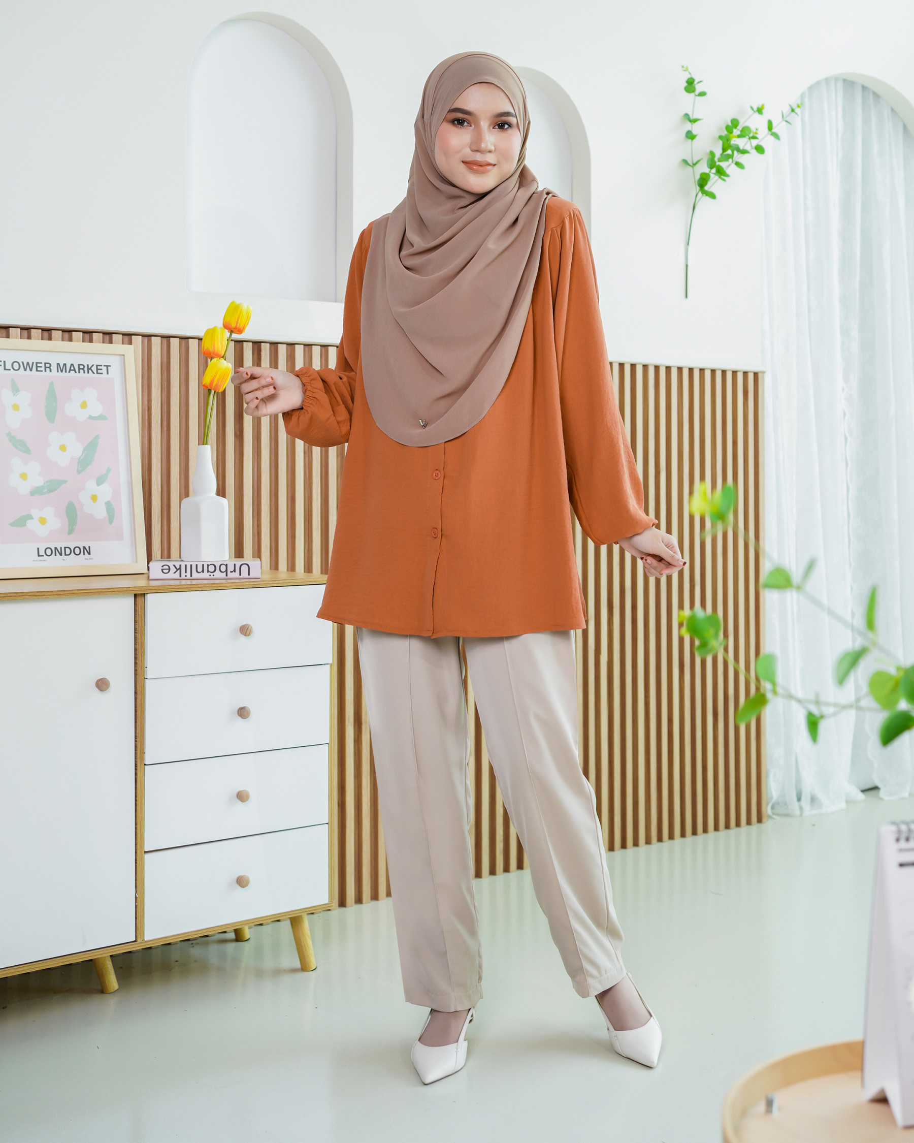 Blouse Leria Laluna X MCC - Chic Squash