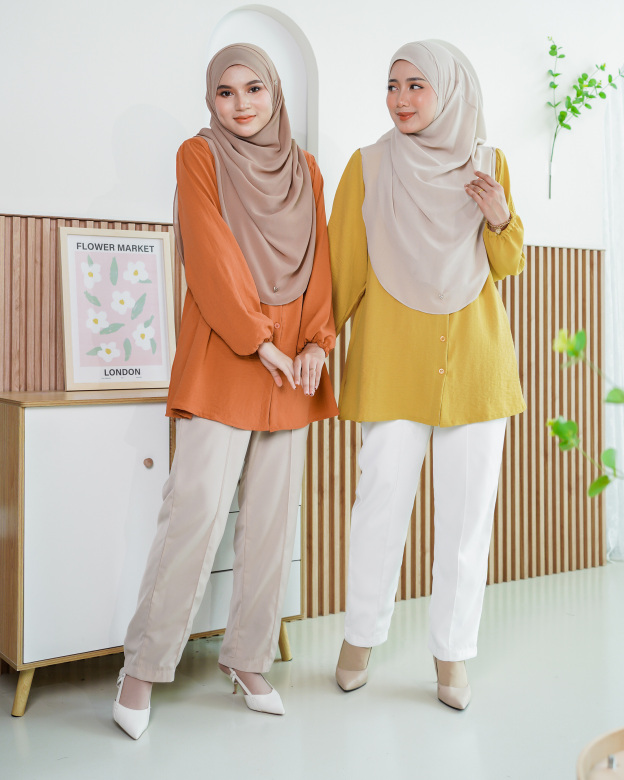 Blouse Leria Laluna X MCC - Chic Squash