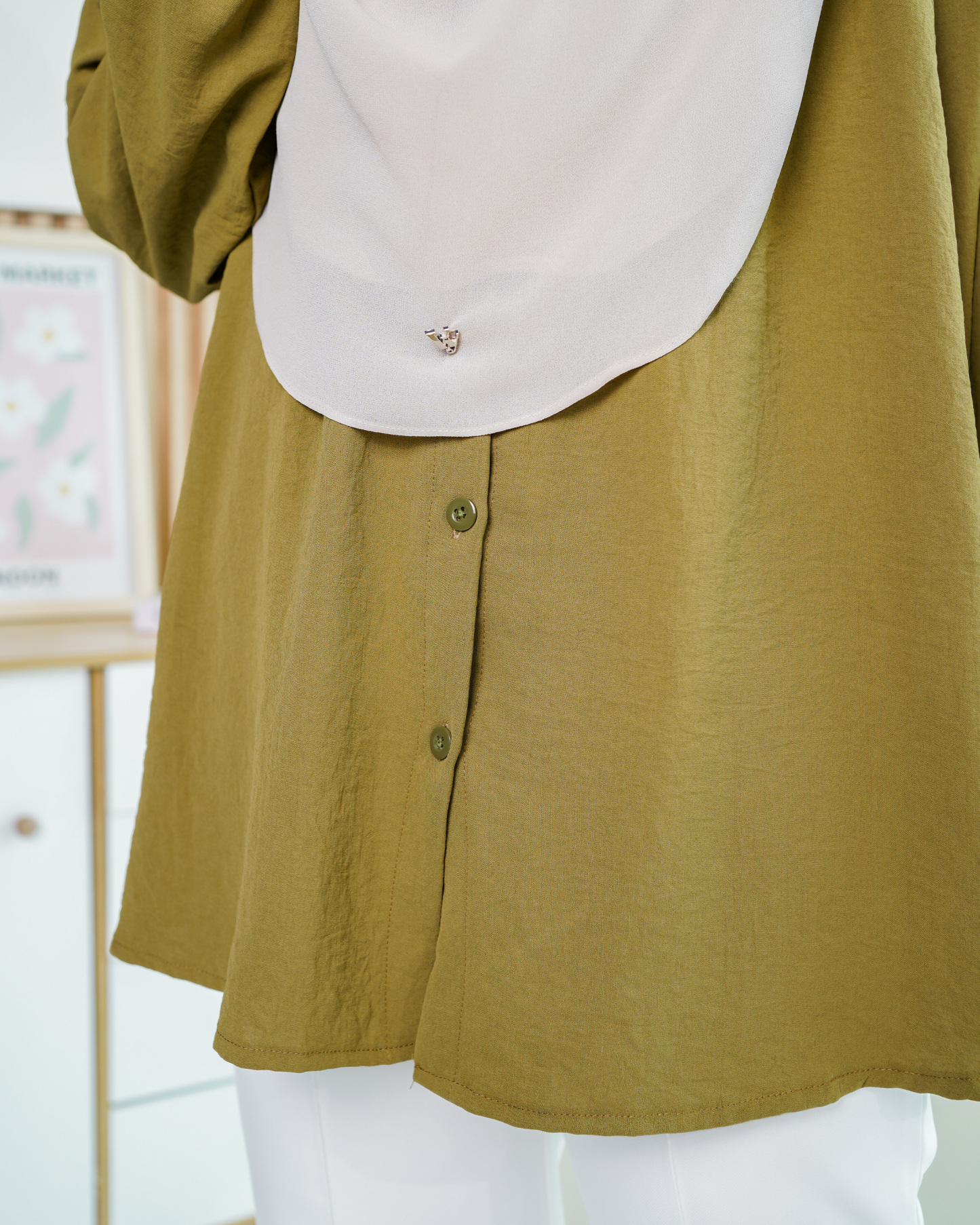 Blouse Leria Laluna X MCC - Olive Green