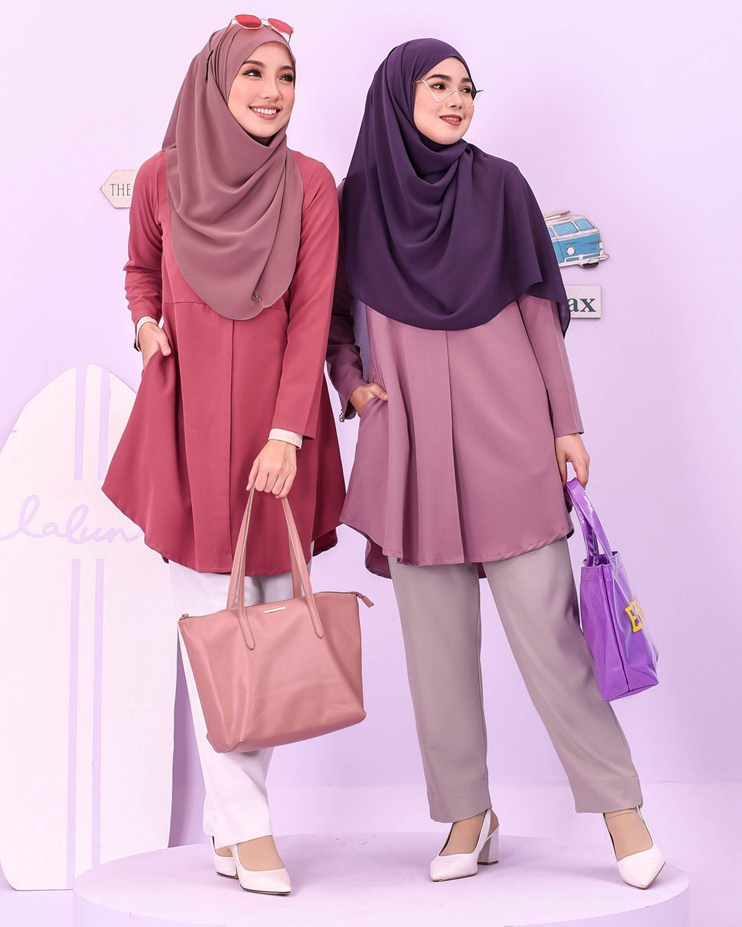 Blouse Louiney Laluna X MCC - Sweet Coral