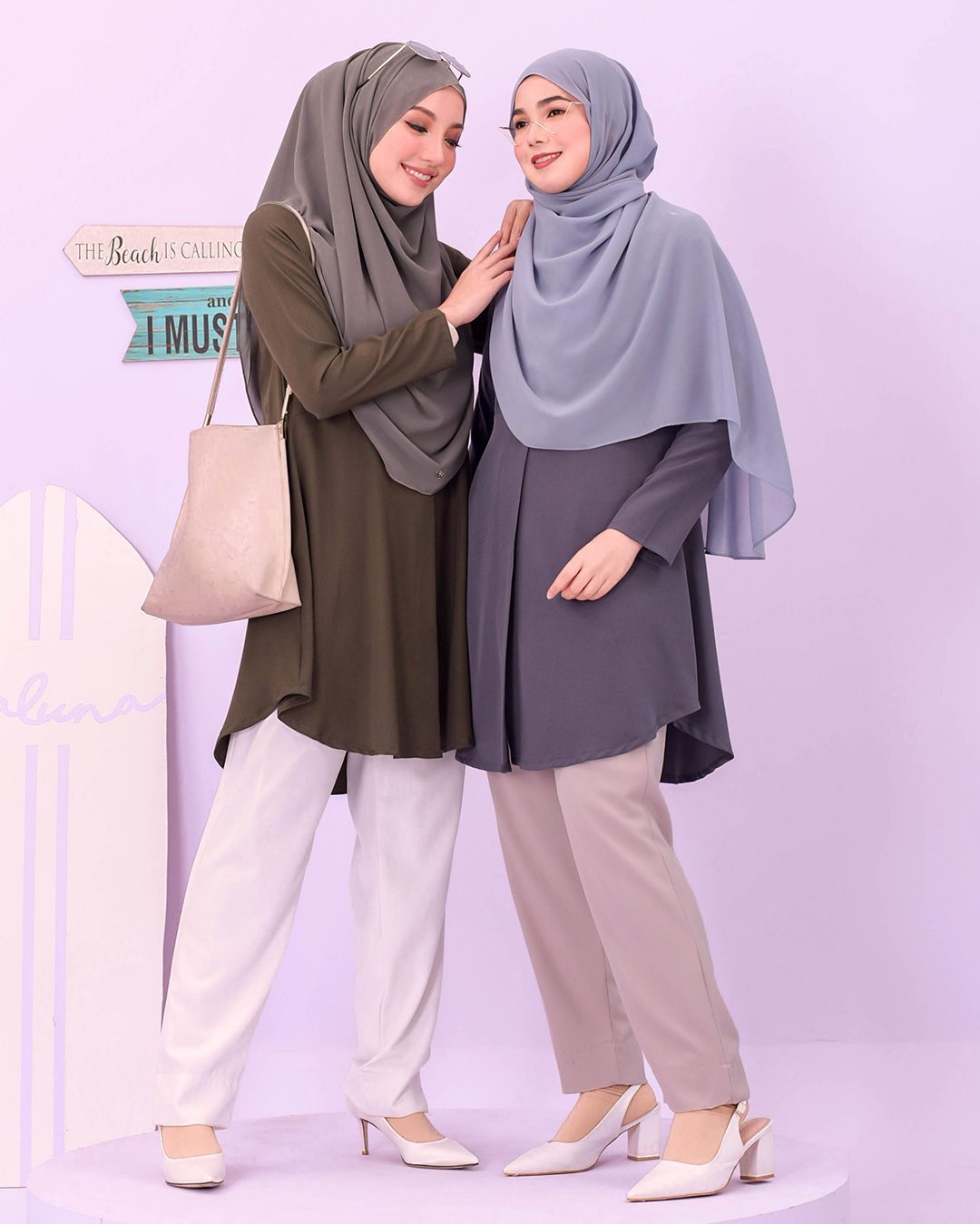 Blouse Louiney Laluna X MCC - Pebble Grey