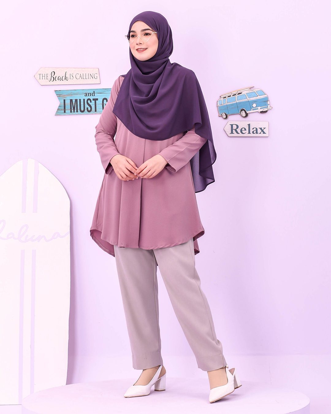 Blouse Louiney Laluna X MCC - Lilac Purple