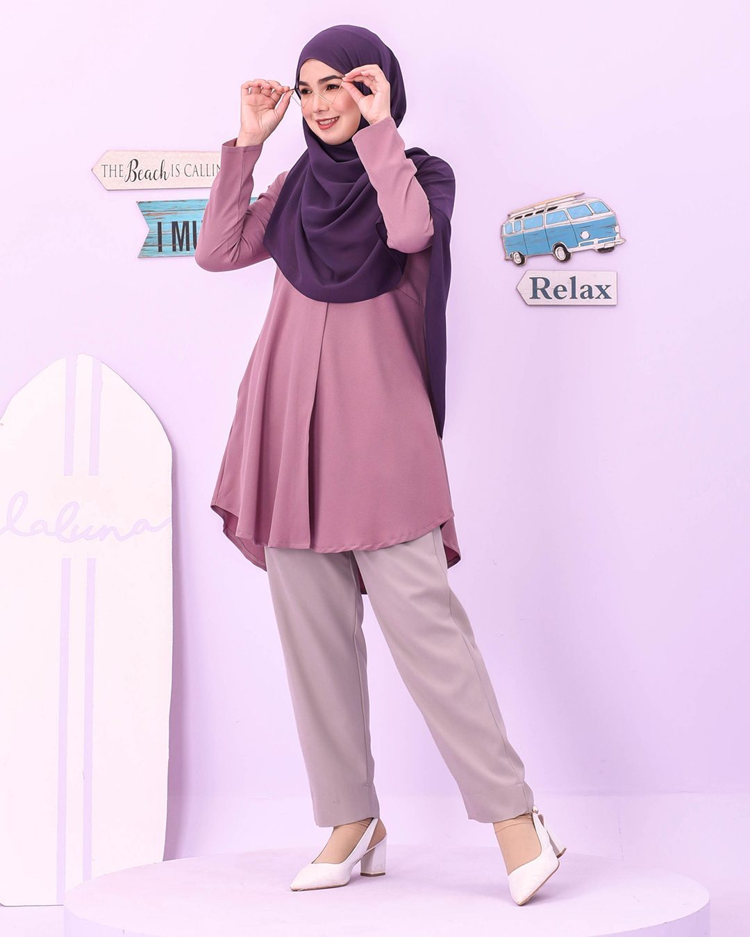 Blouse Louiney Laluna X MCC - Lilac Purple