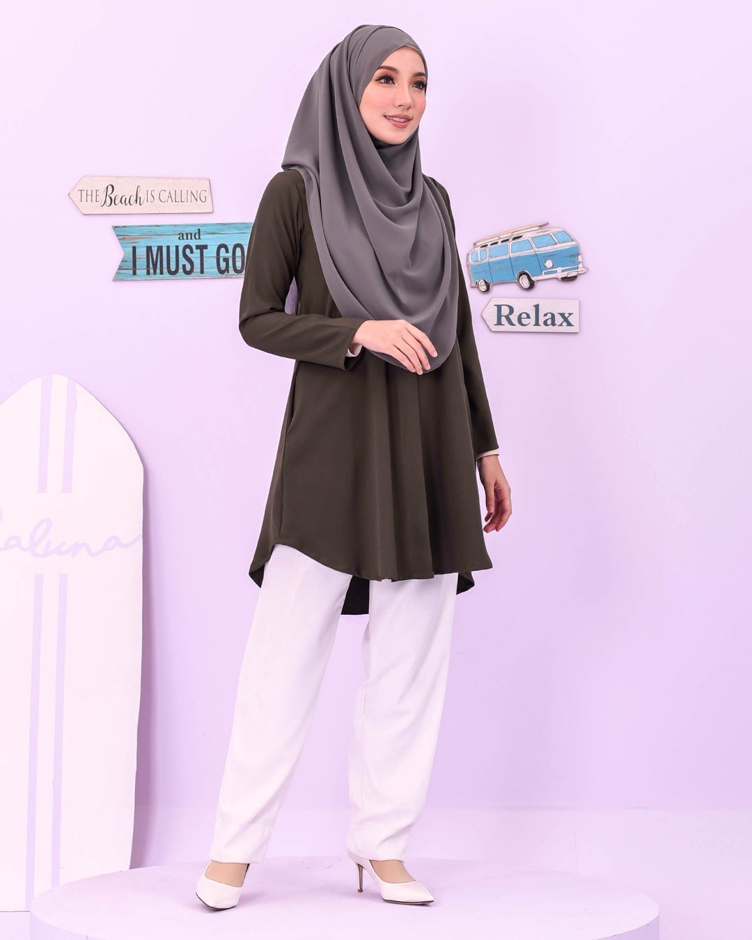 Blouse Louiney Laluna X MCC - Olive