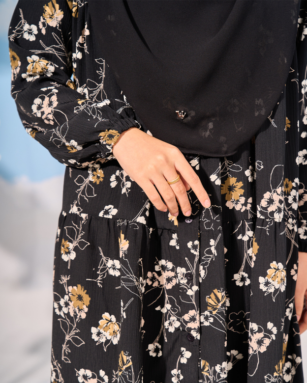 Blouse Luna Laluna X MCC - Black Margarita
