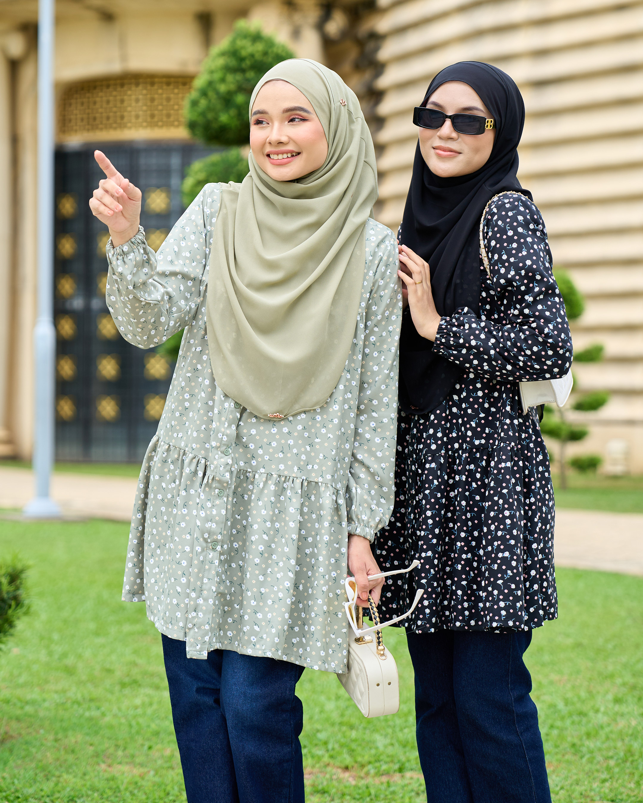 Blouse Luna Laluna X MCC – Dreamy Green