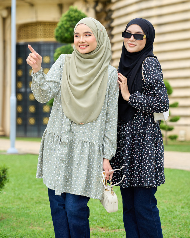 Blouse Luna Laluna X MCC – Dreamy Green