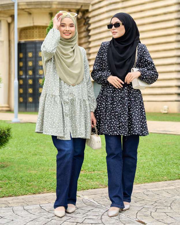 Blouse Luna Laluna X MCC – Dreamy Green