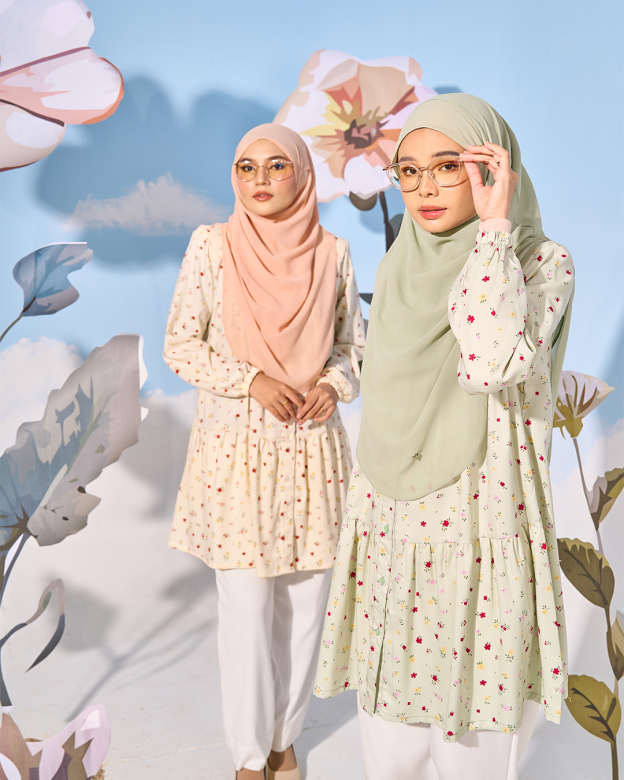 Blouse Luna Laluna X MCC - Minty Green