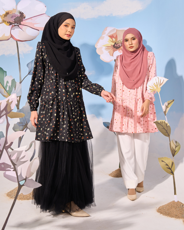 Blouse Luna Laluna X MCC - Macaroon Pink