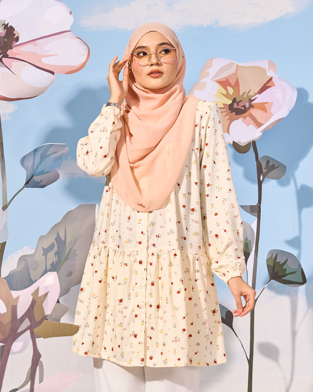 Blouse Luna Laluna X MCC - Creamy Vanilla