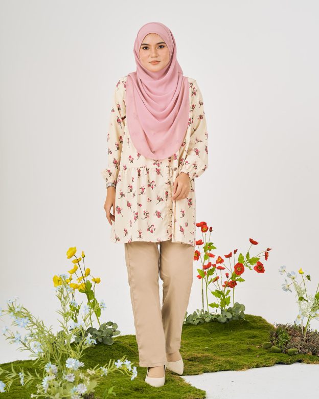 Blouse Luna Laluna X MCC - Creamy Vanilla