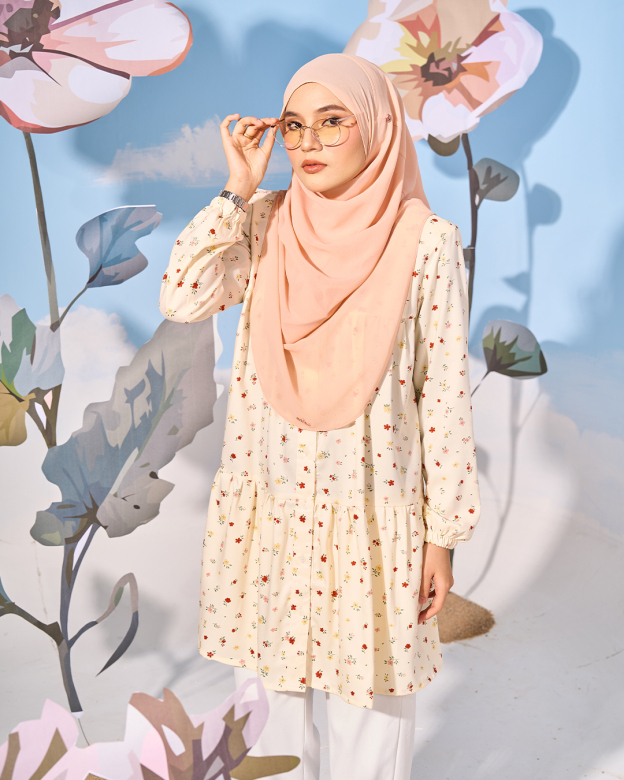 Blouse Luna Laluna X MCC - Creamy Vanilla