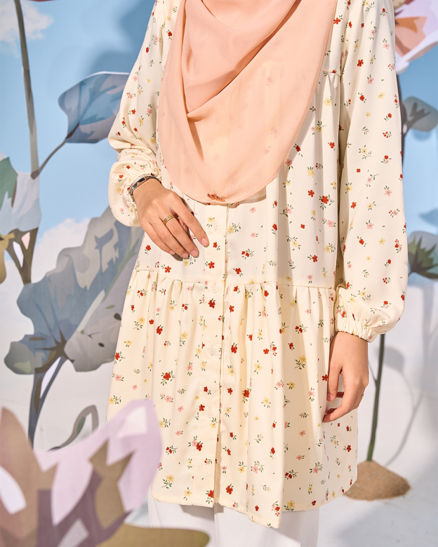 Blouse Luna Laluna X MCC - Creamy Vanilla