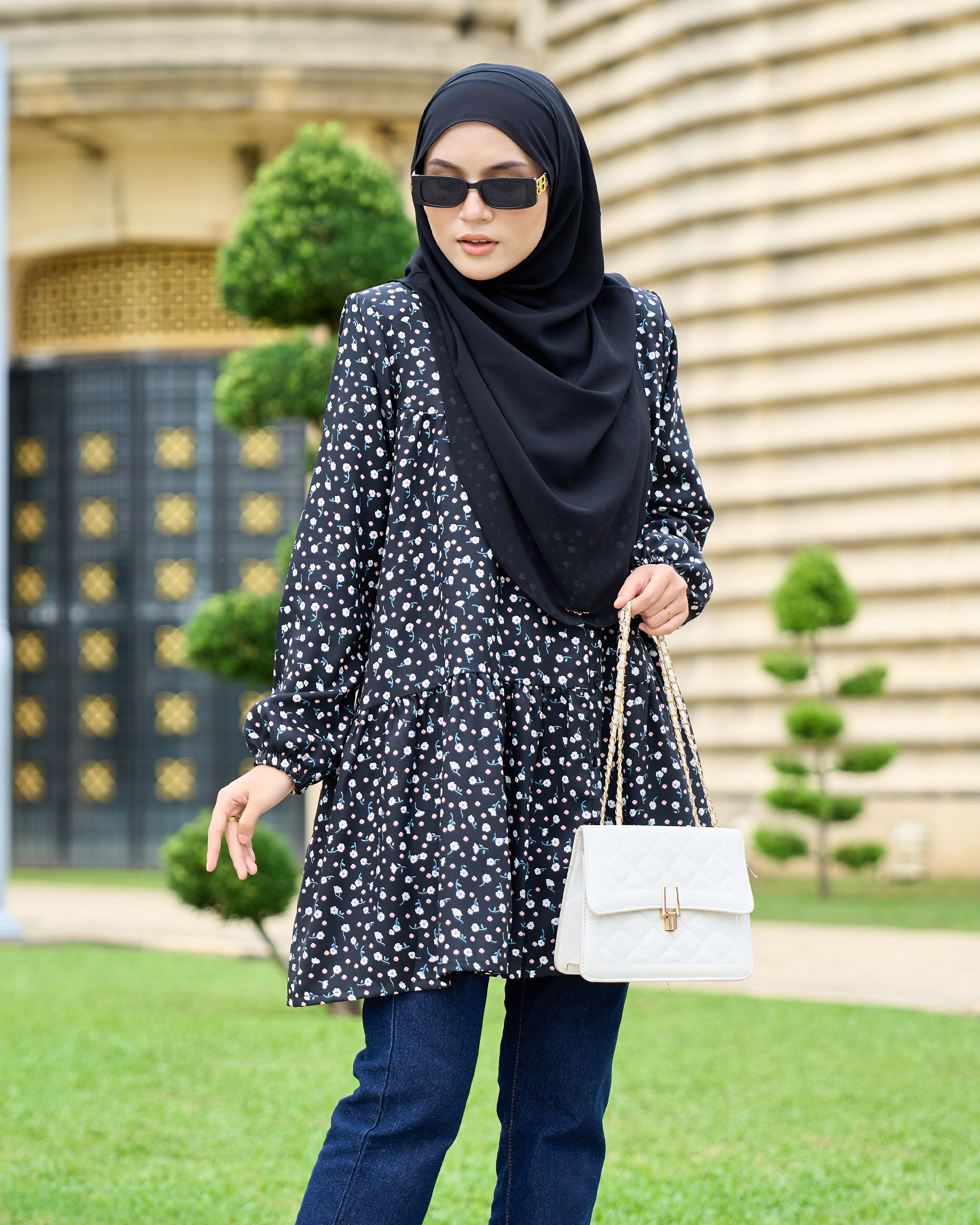 Blouse Luna Laluna X MCC – Dreamy Black