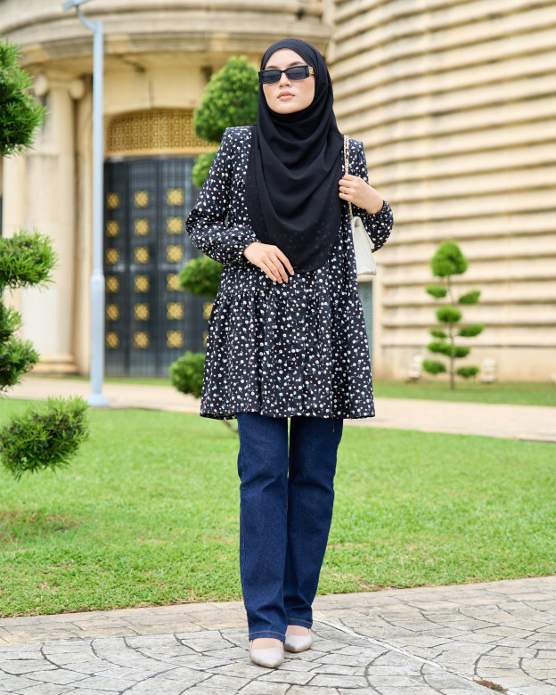 Blouse Luna Laluna X MCC – Dreamy Black