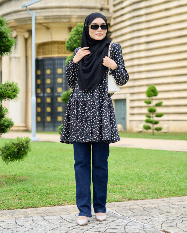 Blouse Luna Laluna X MCC – Dreamy Black
