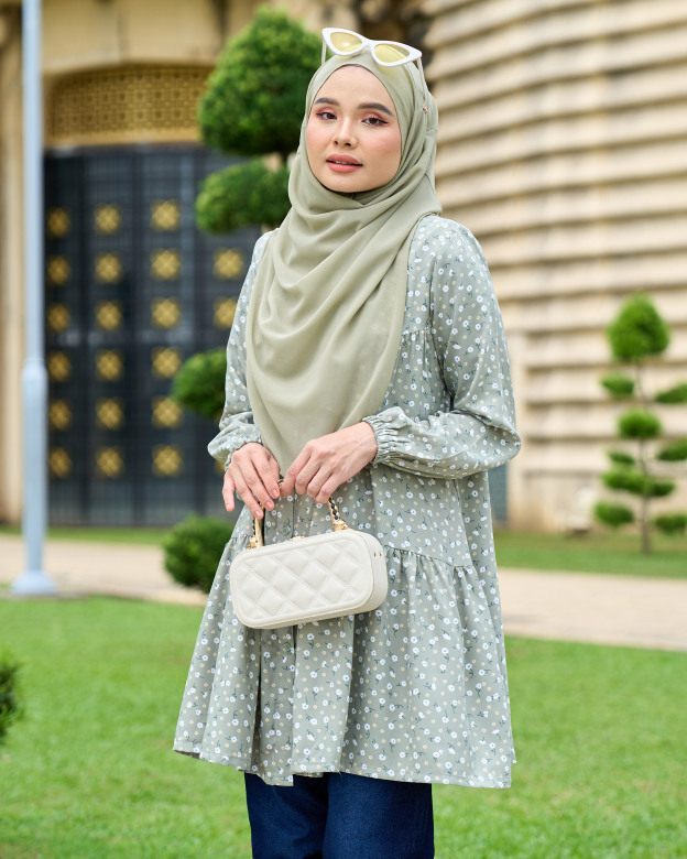 Blouse Luna Laluna X MCC – Dreamy Green
