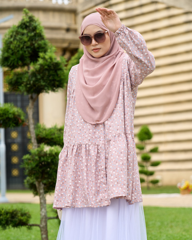 Blouse Luna Laluna X MCC – Dreamy Pink