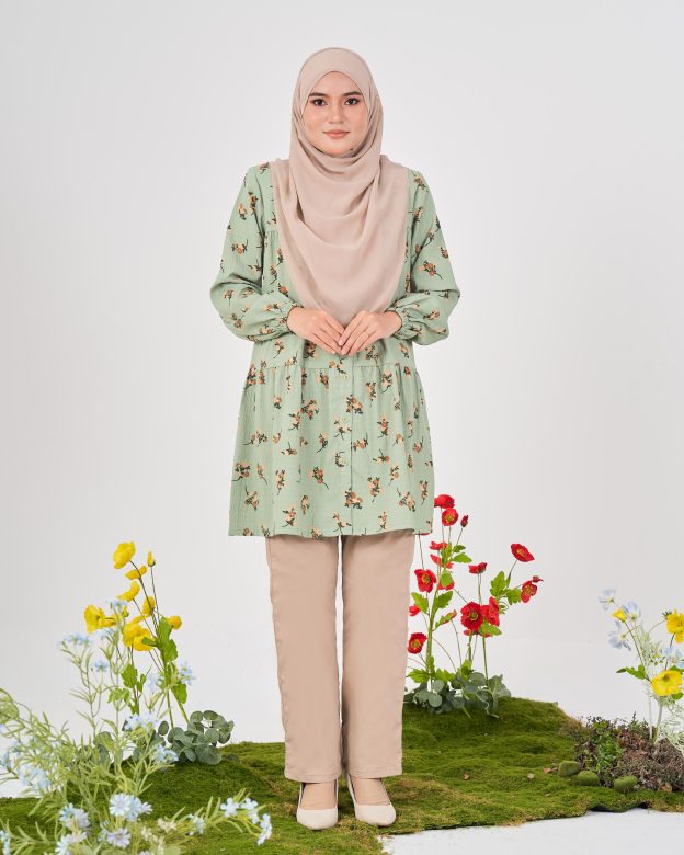 Blouse Luna Laluna X MCC - Mild Mint