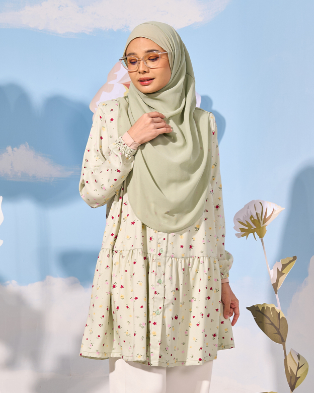 Blouse Luna Laluna X MCC - Minty Green