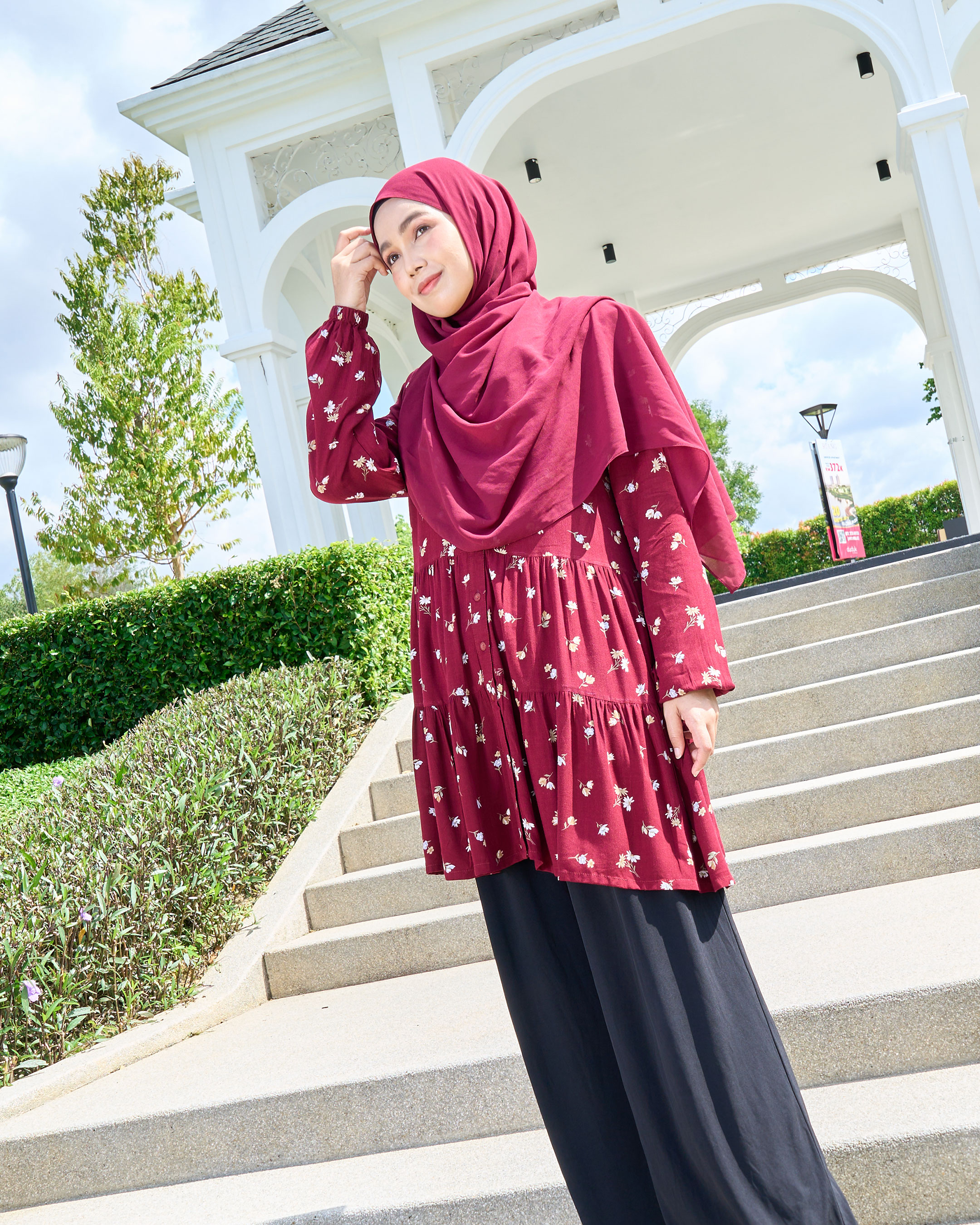 Blouse Luni Florist Series