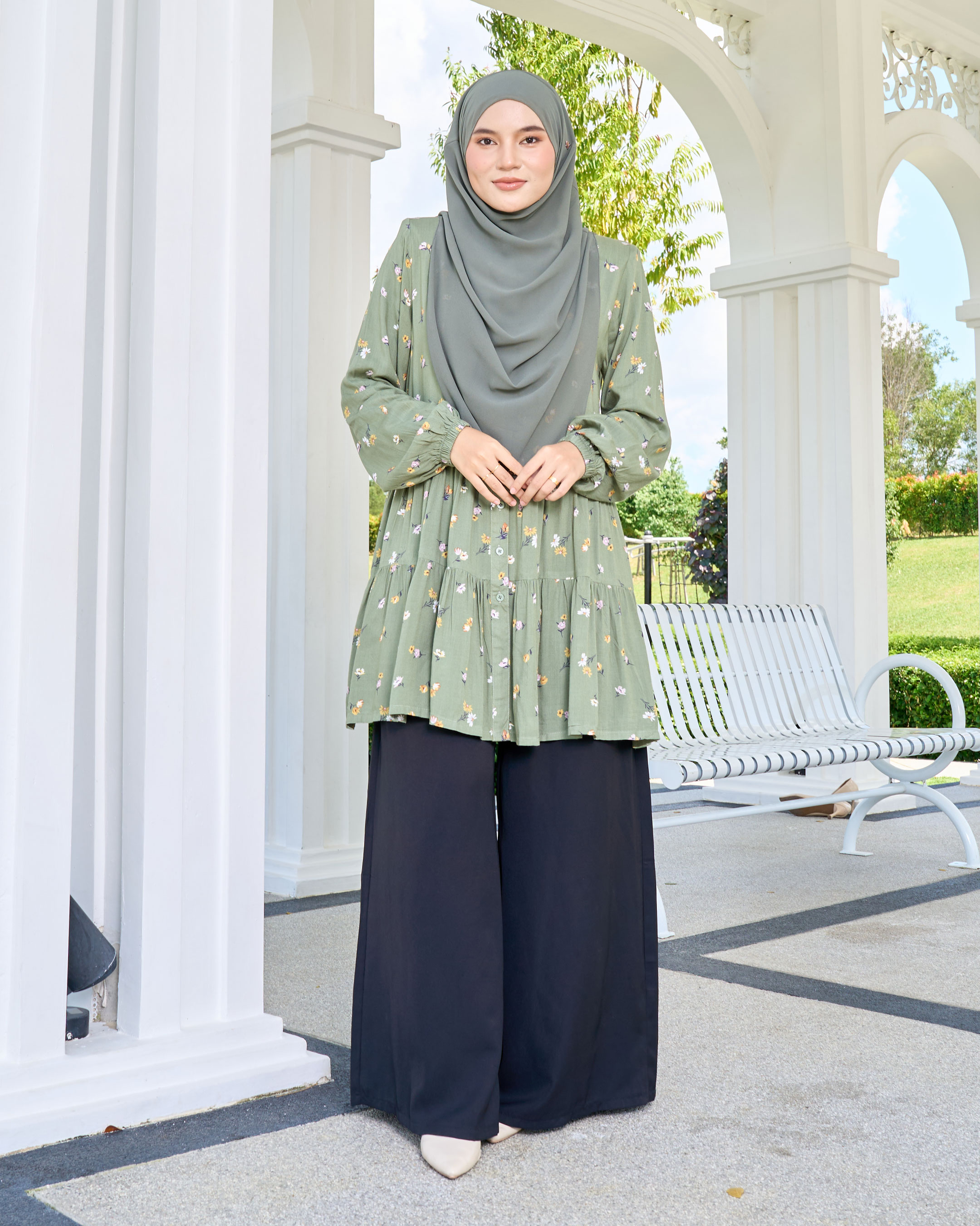Blouse Luni Florist Series
