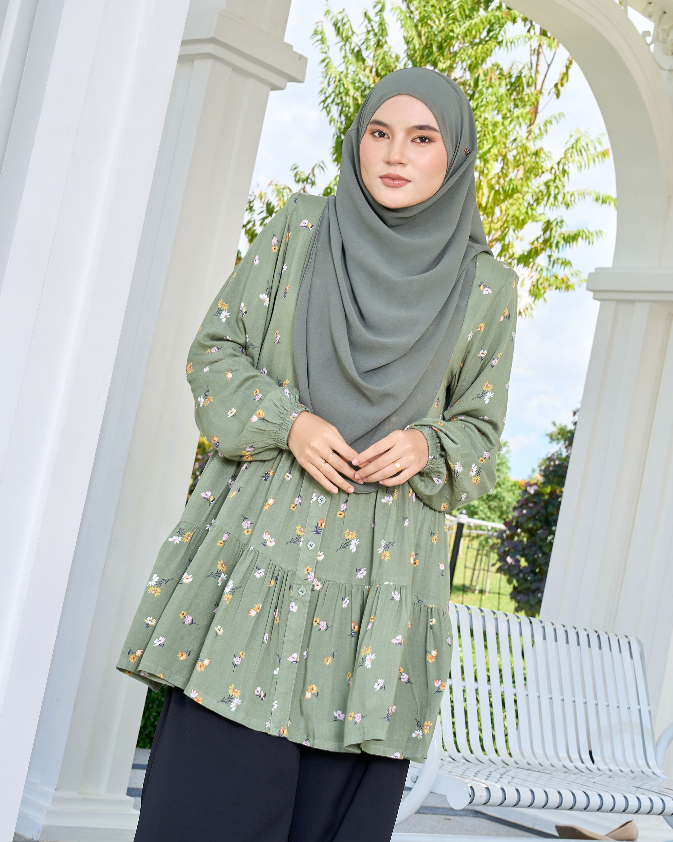 Blouse Luni Florist Series