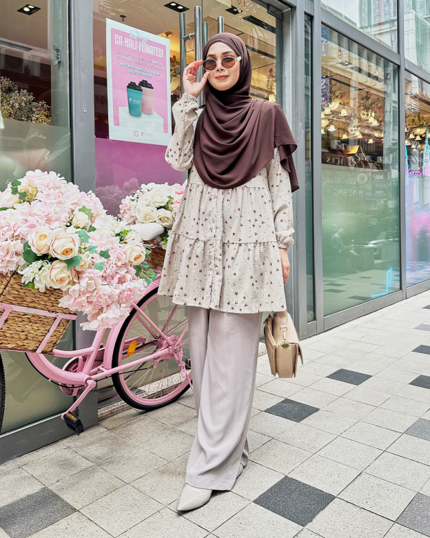 Blouse Luni Flower Rosa Series