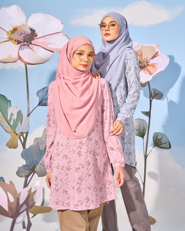 Blouse Lyana Laluna X MCC - Rosy Pink