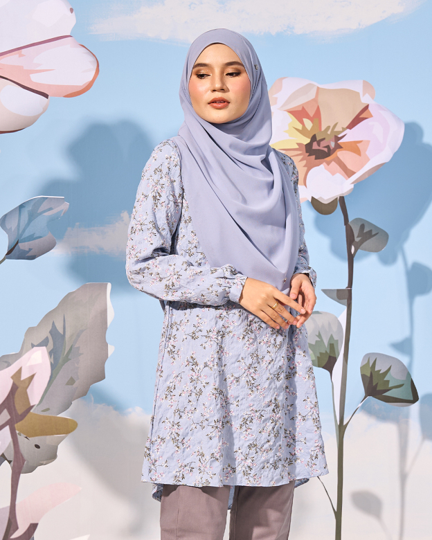 Blouse Lyana Laluna X MCC - Dusty Blue